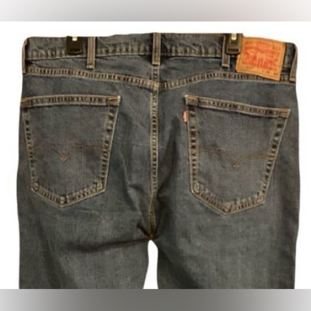 Levi's 505 Mens Regular Fit Med Wash Blue Denim Jeans Sz 38x30